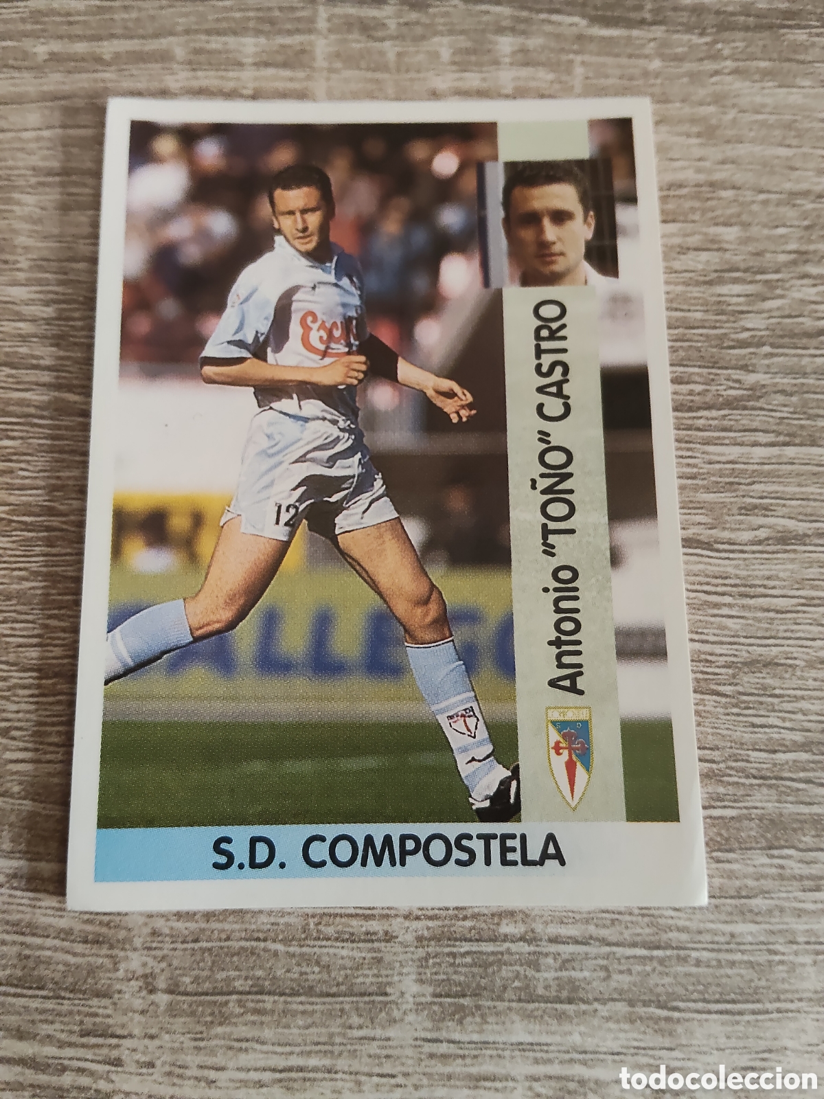 Figurine di Calcio: Panini liga 1996 1997 96 97 148 To&ntilde;o Castro Compostela