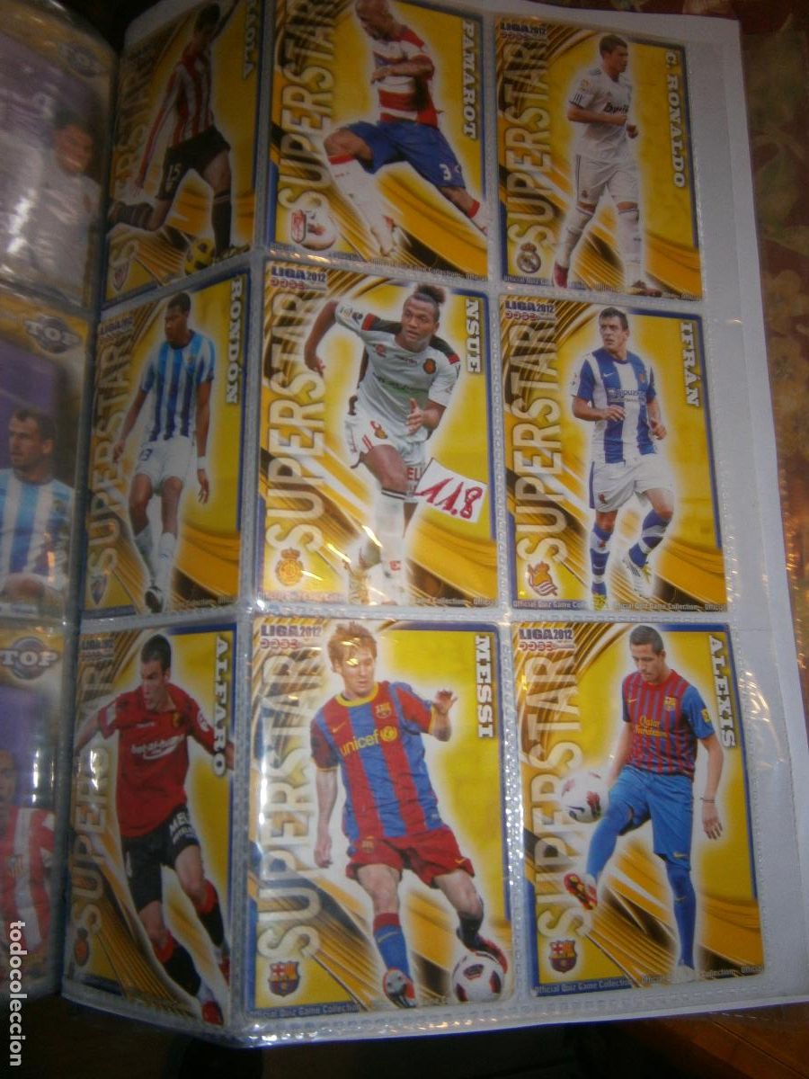 Cromos de F&uacute;tbol: LOTE DE CROMOS DE FUTBOL LIGA 2012