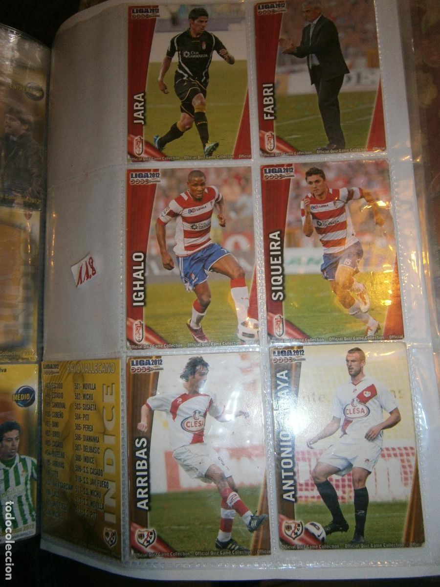 Fu&szlig;ball-Sticker: LOTE DE CROMOS DE FUTBOL LIGA 2012