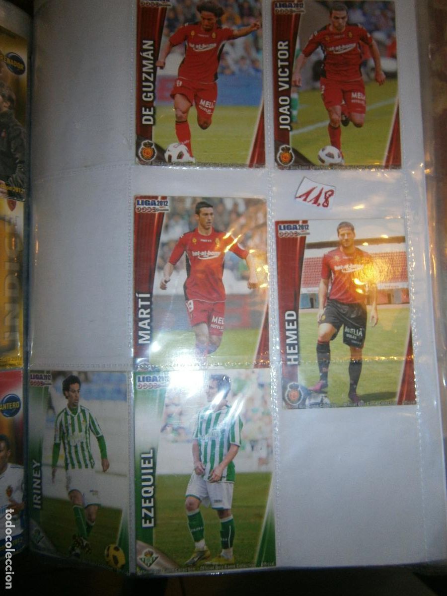 Fu&szlig;ball-Sticker: LOTE DE CROMOS DE FUTBOL LIGA 2012