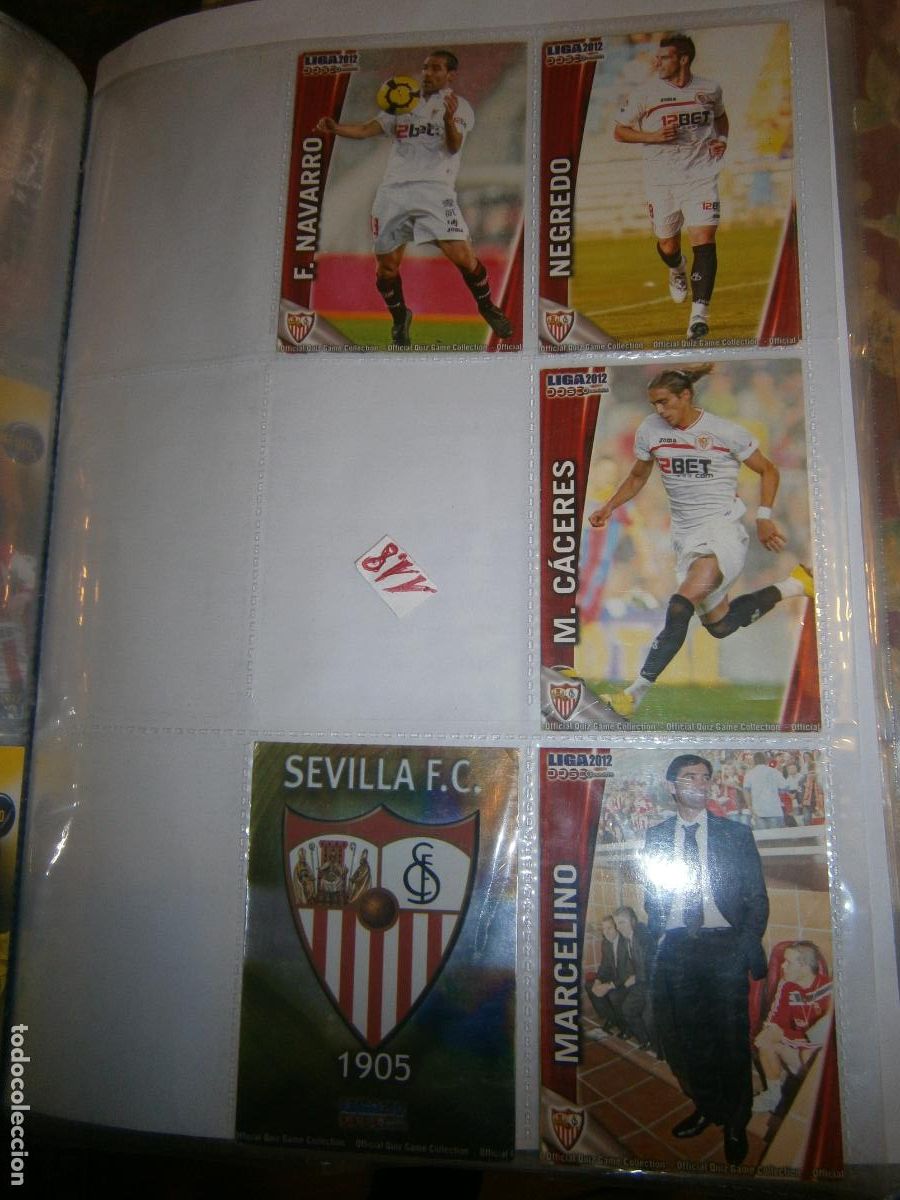 Fu&szlig;ball-Sticker: LOTE DE CROMOS DE FUTBOL LIGA 2012