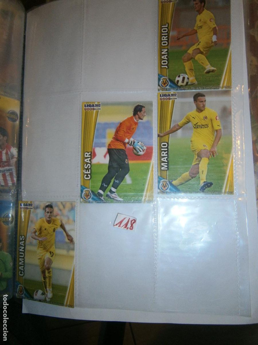 Fu&szlig;ball-Sticker: LOTE DE CROMOS DE FUTBOL LIGA 2012
