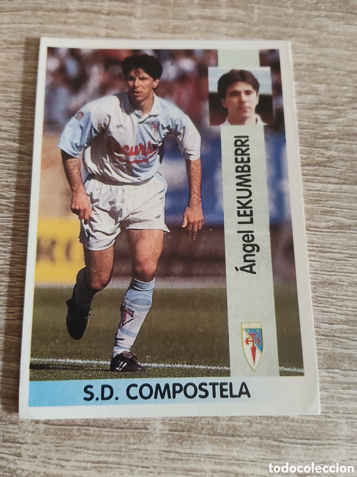 Fu&szlig;ball-Sticker: Panini liga 1996 1997 96 97 254 Lekumberri Compostela