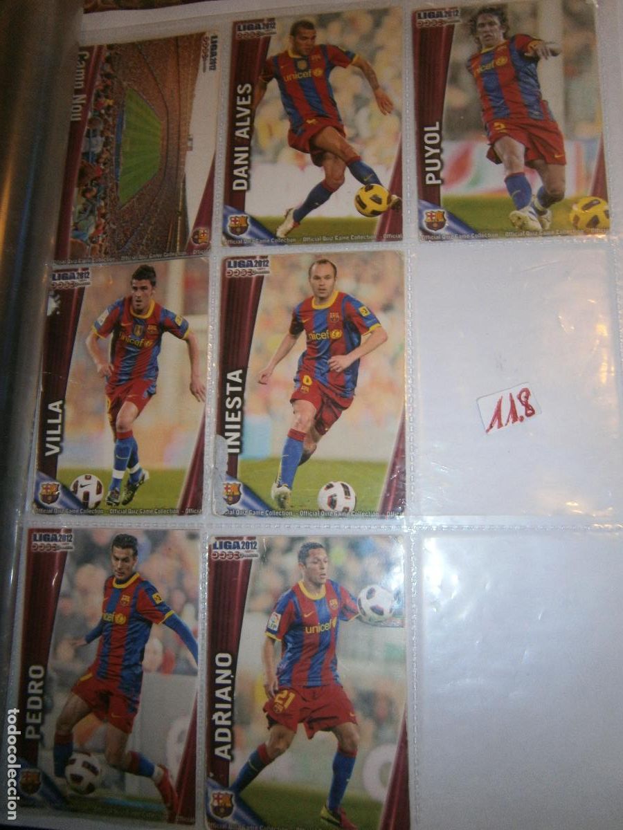 Cromos de F&uacute;tbol: LOTE DE CROMOS DE FUTBOL LIGA 2012