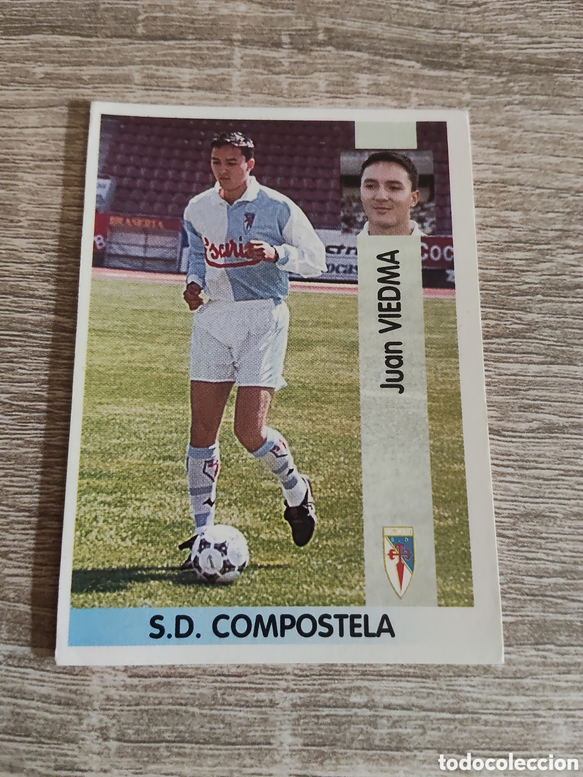 Cromos de F&uacute;tbol: Panini liga 1996 1997 96 97 156 Viedma Compostela