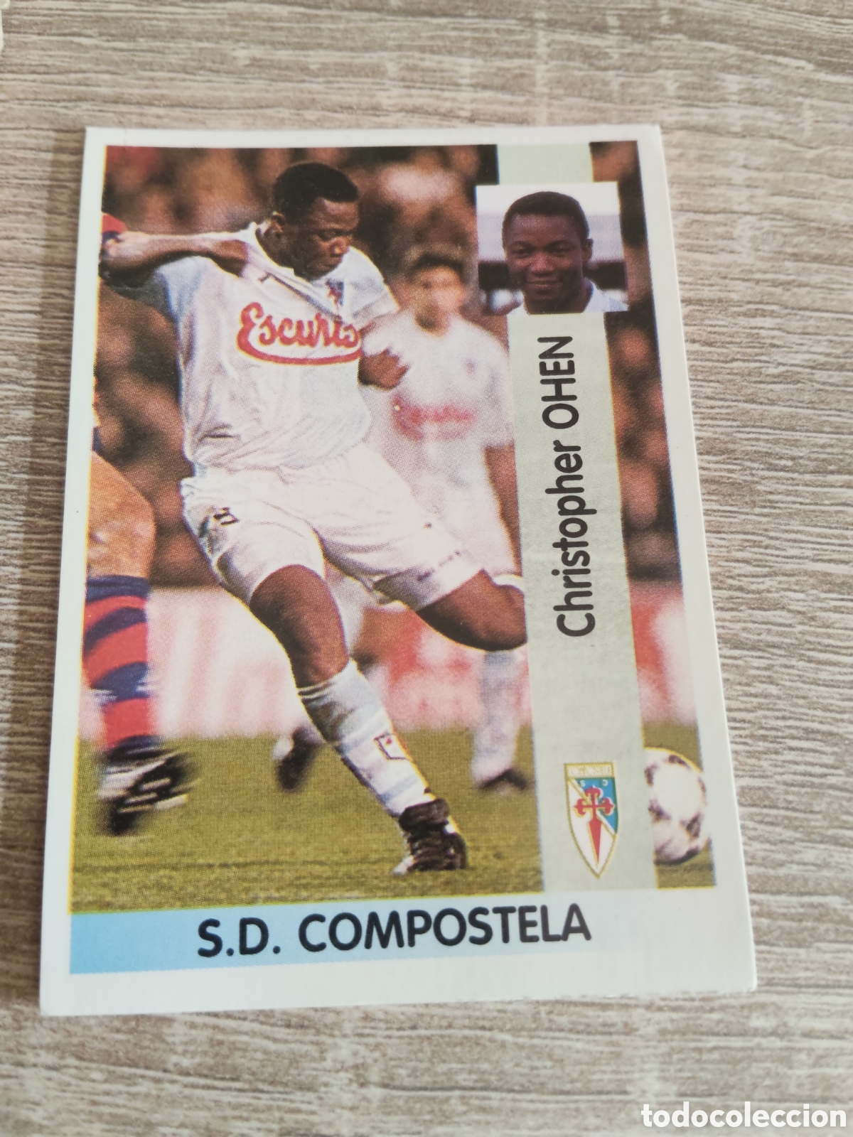 Cromos de F&uacute;tbol: Panini liga 1996 1997 96 97 157 Ohen Compostela