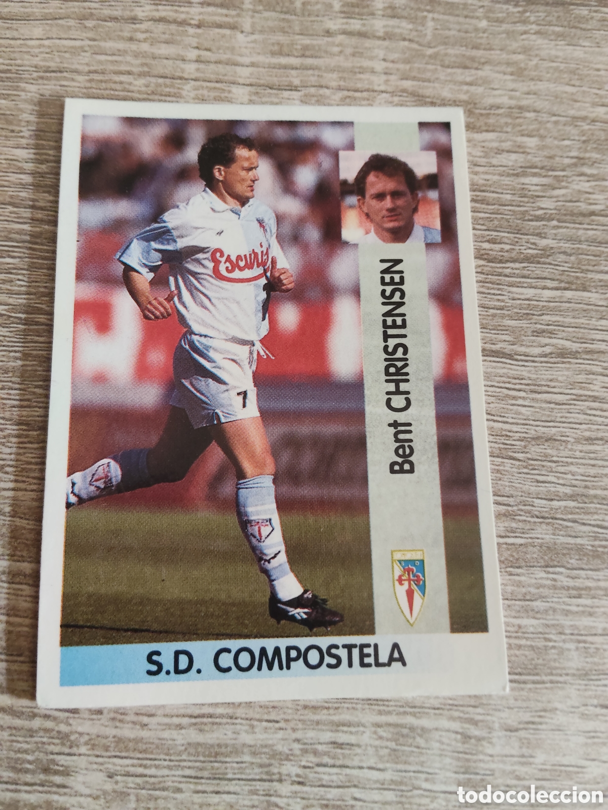Cromos de F&uacute;tbol: Panini liga 1996 1997 96 97 158 Christensen Compostela