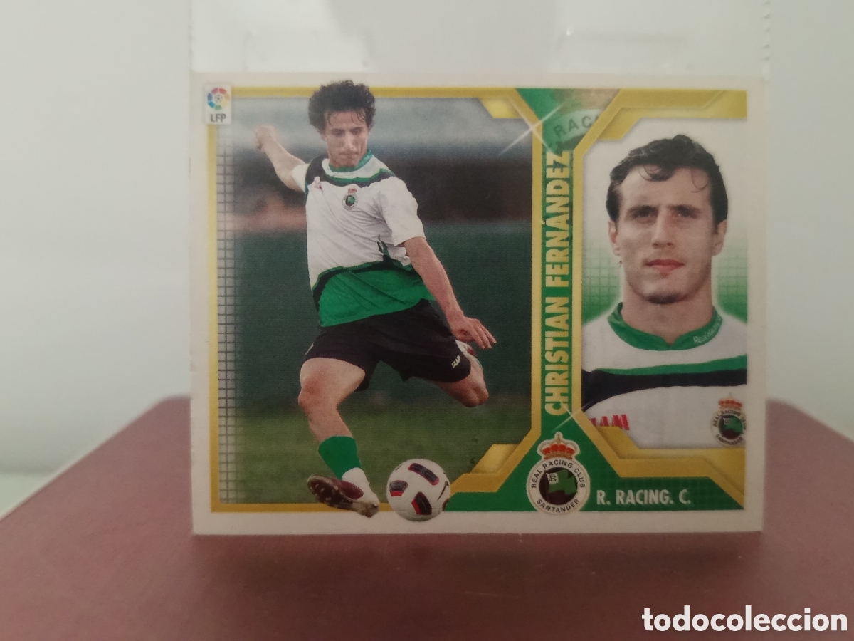 Football Stickers: ❇️ CROMO ⚽ CHRISTIAN FERN&Aacute;NDEZ RACING DE SANTANDER 5A 2011 2012 11 12 LIGA ESTE STICKER SIN PEGAR ❇️