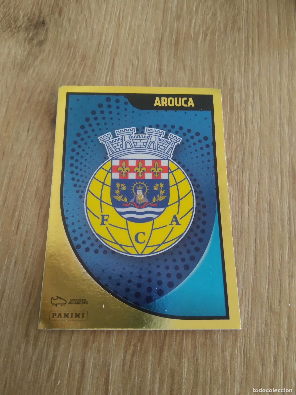Cartes &agrave; collectionner de Football: 1 ESCUDO AROUCA CROMO FUTBOL PANINI LIGA PORTUGAL 2024-2025 FUTEBOL 24-25