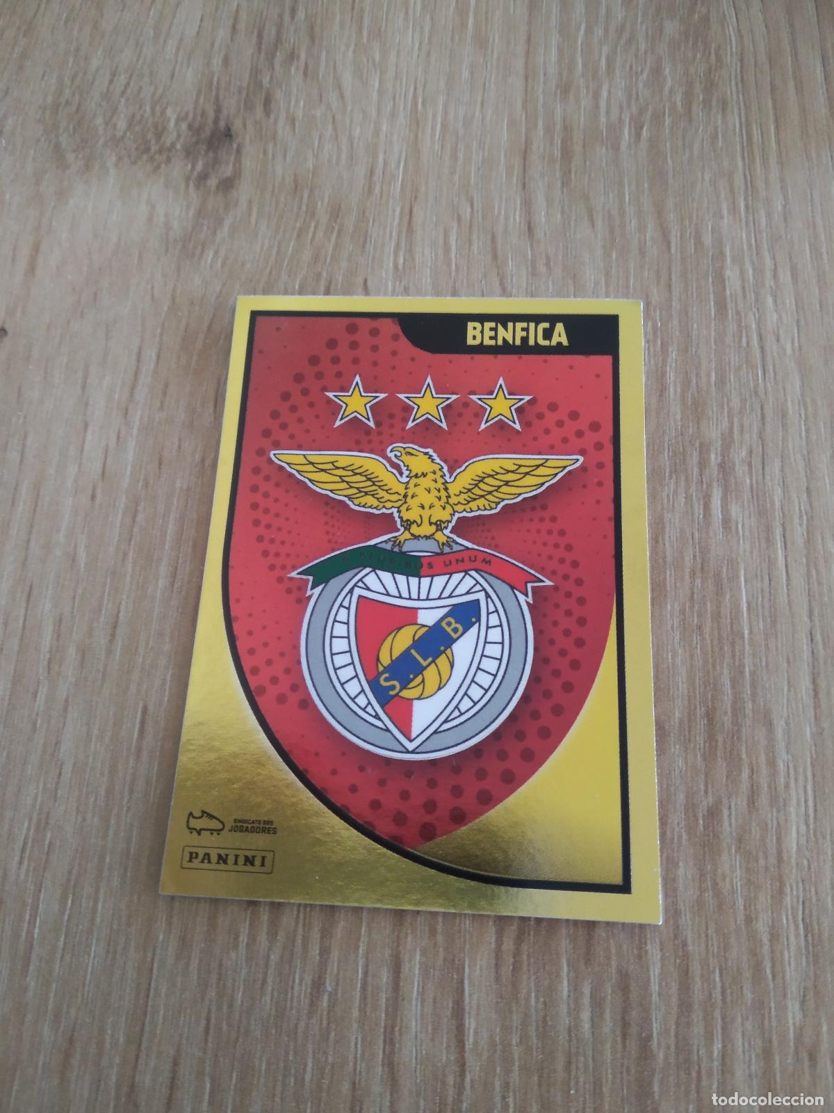 Cartes &agrave; collectionner de Football: 3 BENFICA ESCUDO CROMO FUTBOL PANINI LIGA PORTUGAL 2024-2025 FUTEBOL 24-25