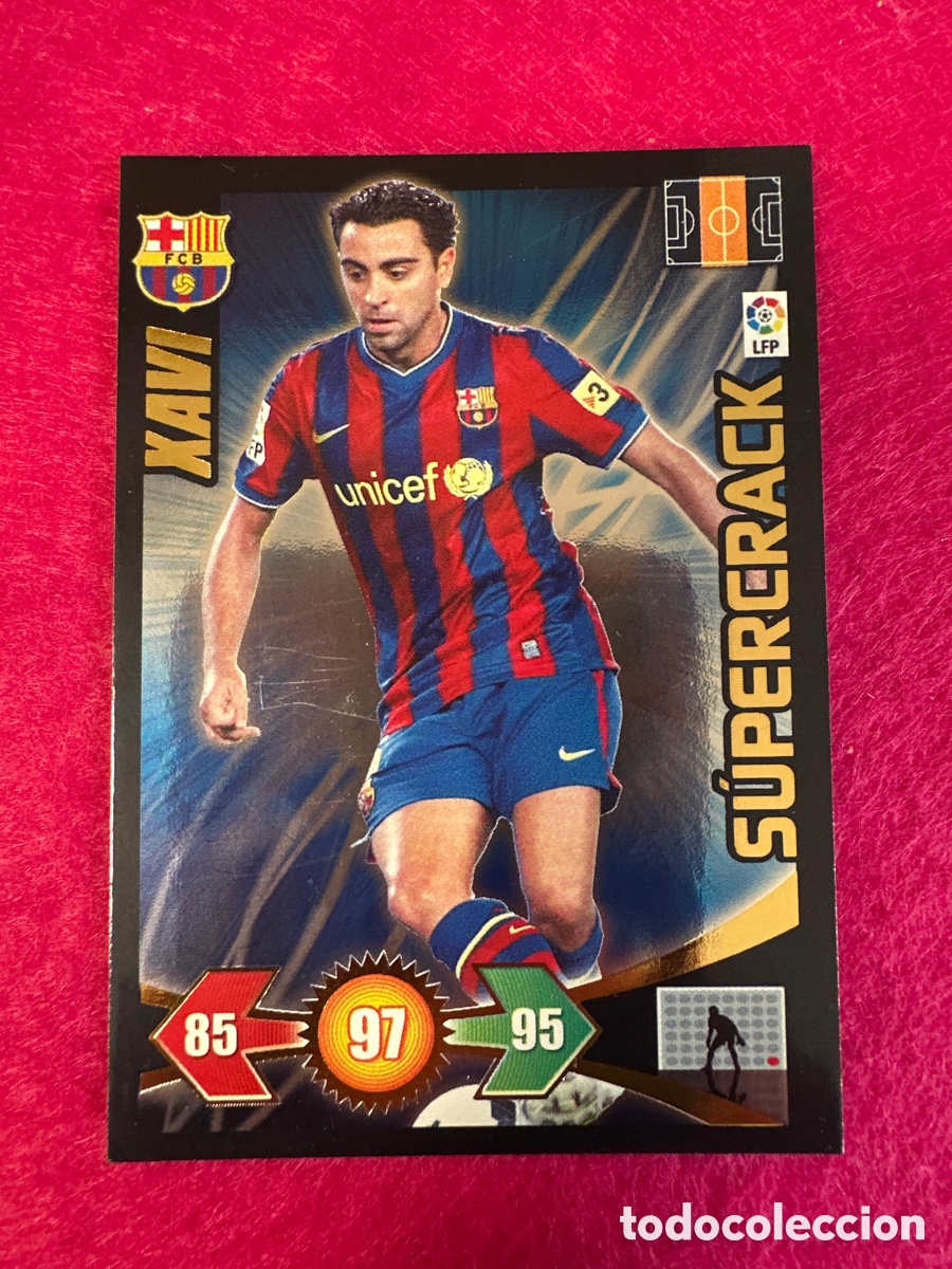 Cartes &agrave; collectionner de Football: XAVI (F.C.BARCELONA) SUPERCRACK ADRENALYN LIGA 2009-2010 09 10 PANINI TRADING CARD