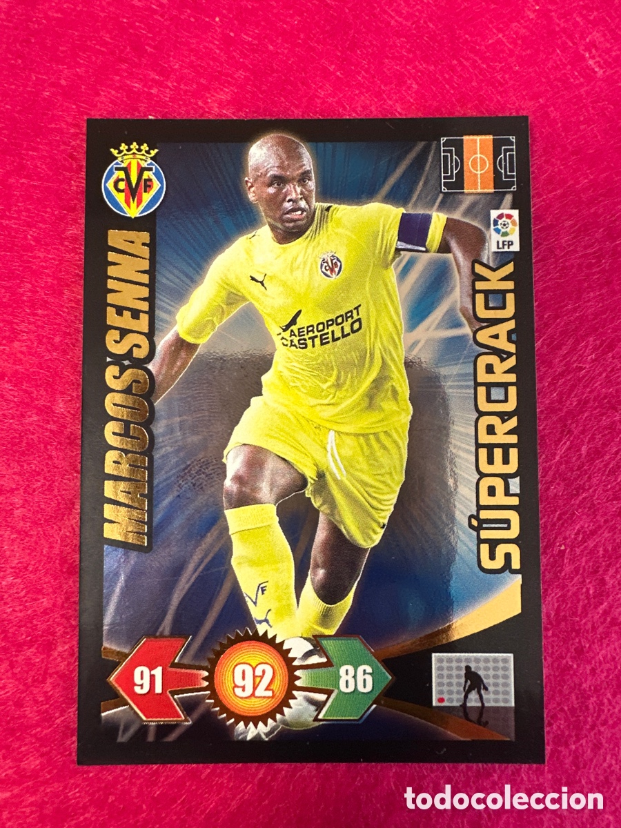 Cartes &agrave; collectionner de Football: MARCOS SENNA (VILLARREAL) SUPERCRACK ADRENALYN LIGA 2009-2010 09 10 PANINI TRADING CARD