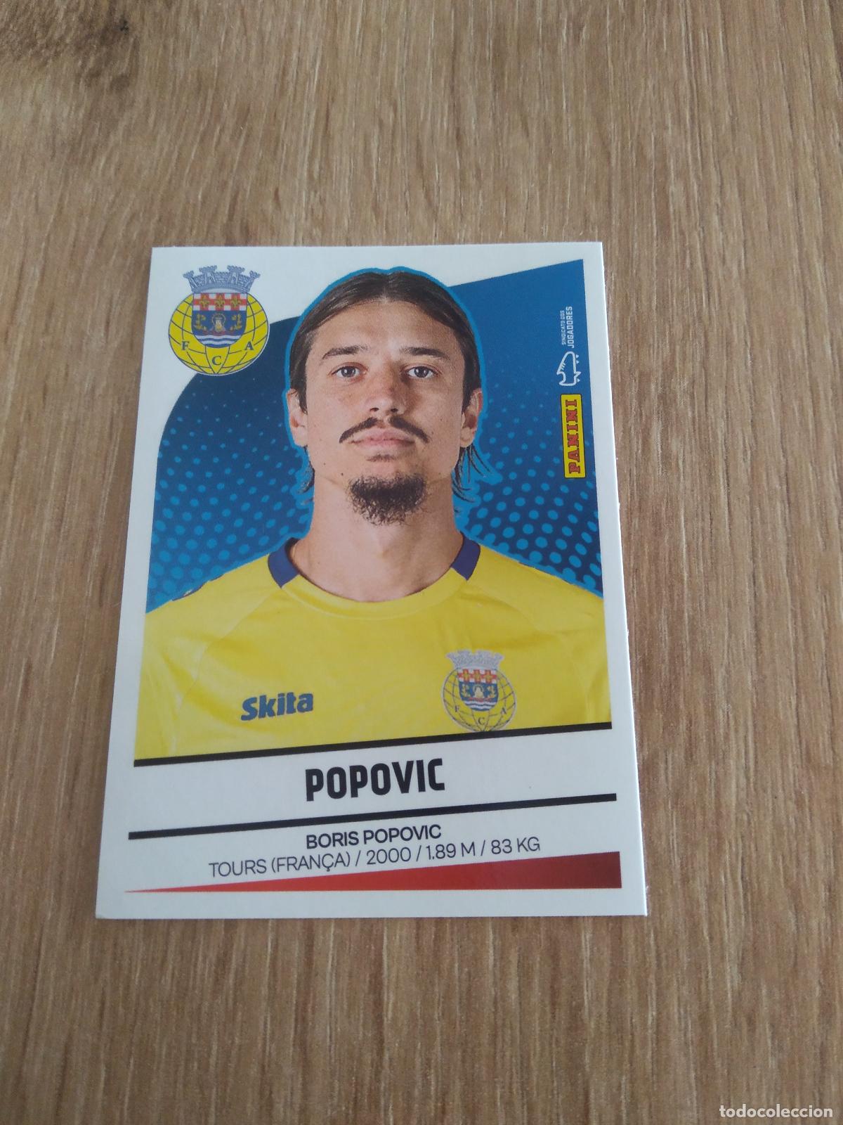 Cromos de F&uacute;tbol: 23 POPOVIC AROUCA CROMO FUTBOL PANINI LIGA PORTUGAL 2024-2025 FUTEBOL 24-25