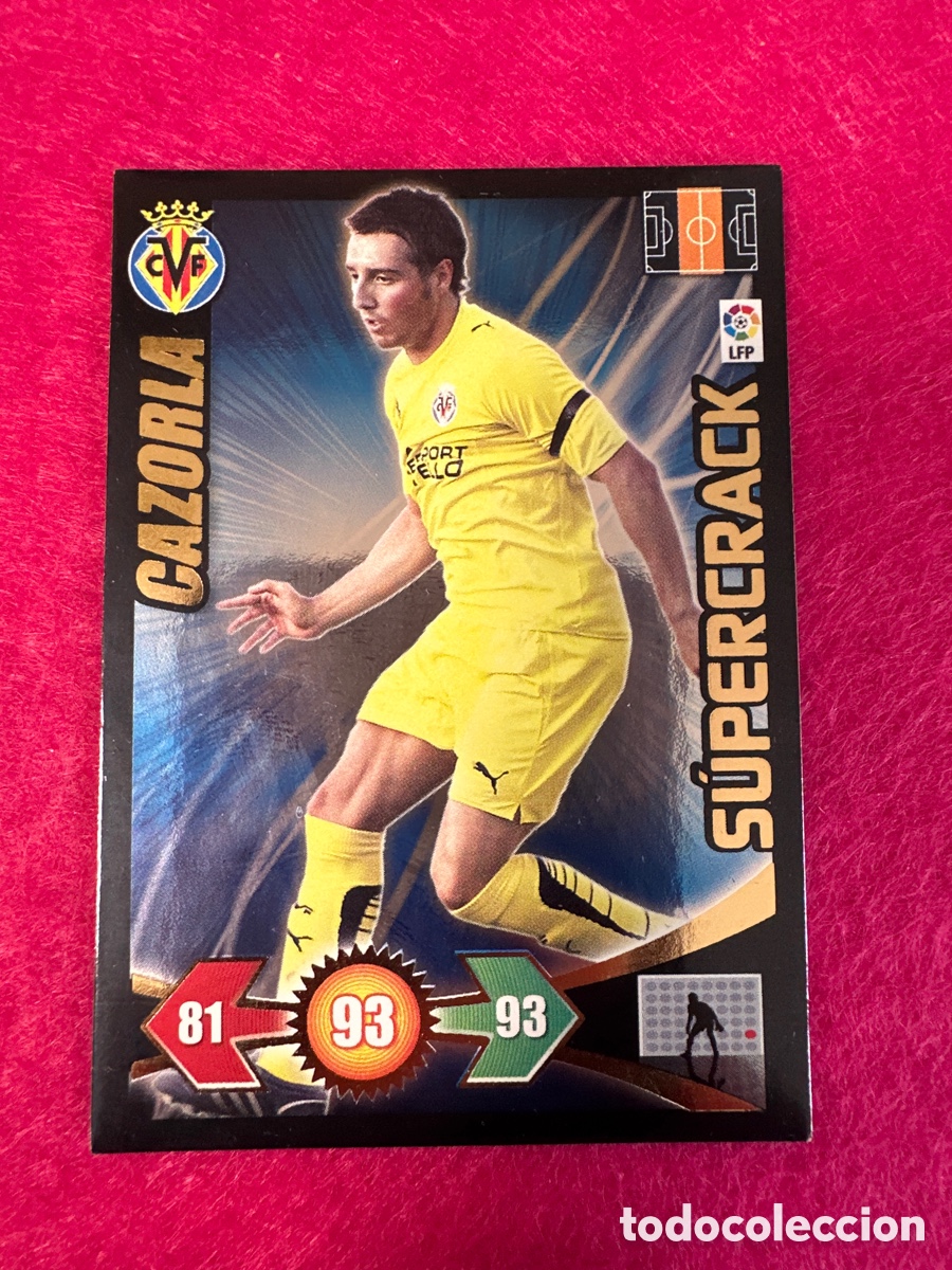 Cartes &agrave; collectionner de Football: CAZORLA (VILLARREAL) SUPERCRACK ADRENALYN LIGA 2009-2010 09 10 PANINI TRADING CARD