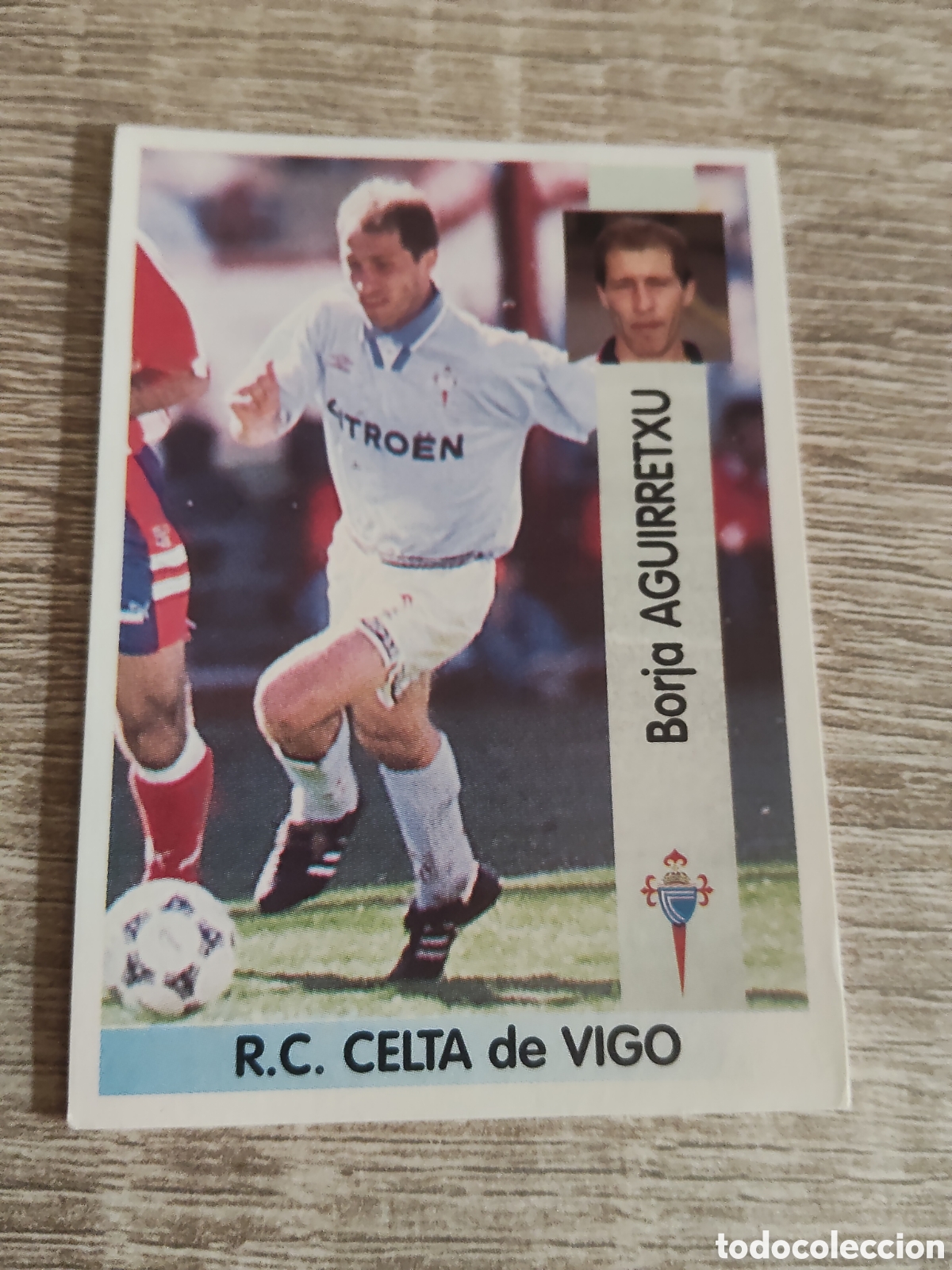 Cartes &agrave; collectionner de Football: Panini liga 1996 1997 96 97 167 Aguirretxu Celta de Vigo