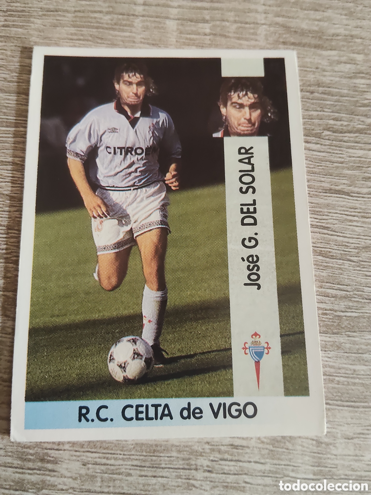 Cartes &agrave; collectionner de Football: Panini liga 1996 1997 96 97 168 Del Solar Celta de Vigo