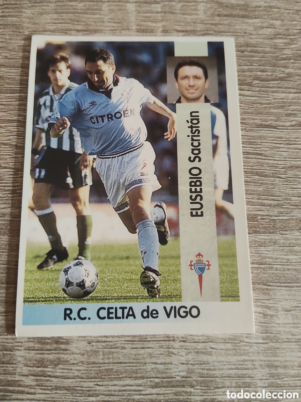 Cromos de F&uacute;tbol: Panini liga 1996 1997 96 97 170 Eusebio Celta de Vigo
