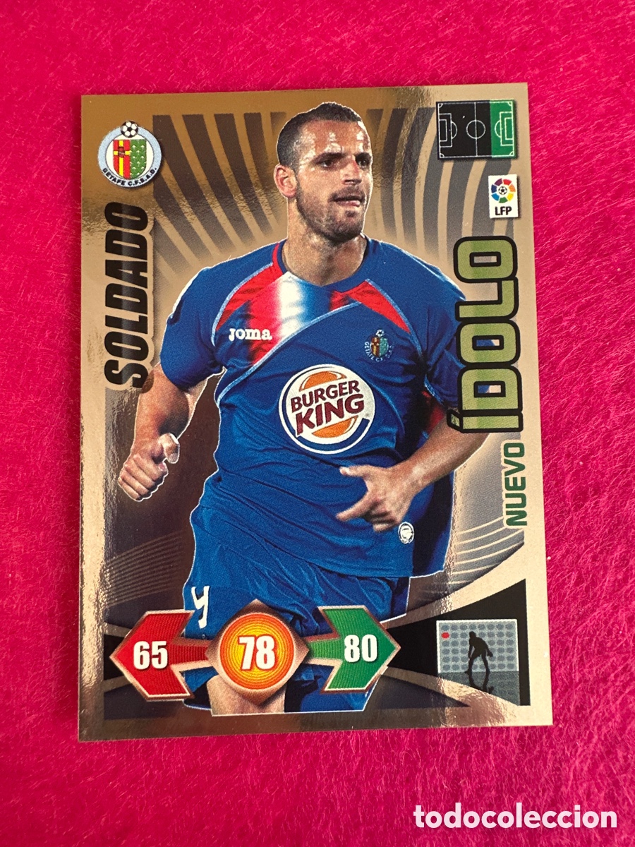 Cromos de F&uacute;tbol: SOLDADO (GETAFE) NUEVO &Iacute;DOLO ADRENALYN LIGA 2009-2010 09 10 PANINI TRADING CARD