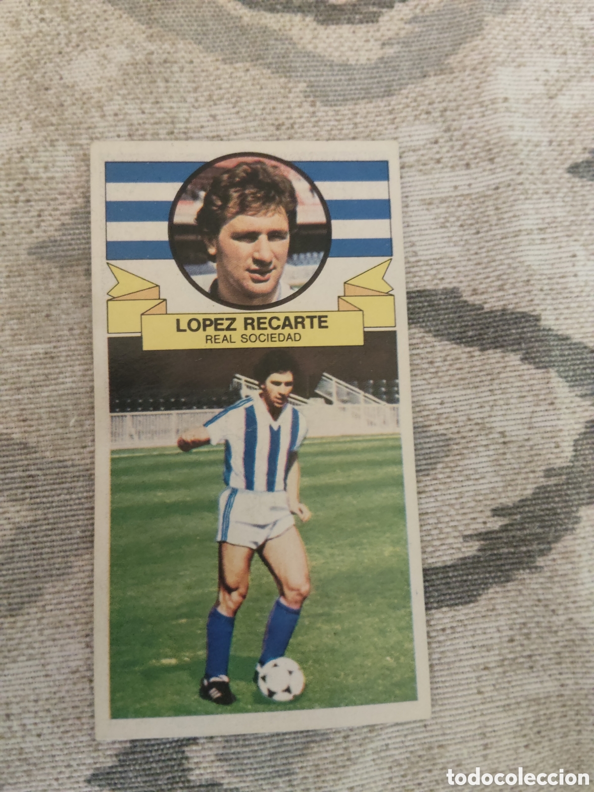 Cromos de F&uacute;tbol: L&oacute;pez Recarte fichaje 2 Real Sociedad liga 1985 1986 85 86 ediciones este