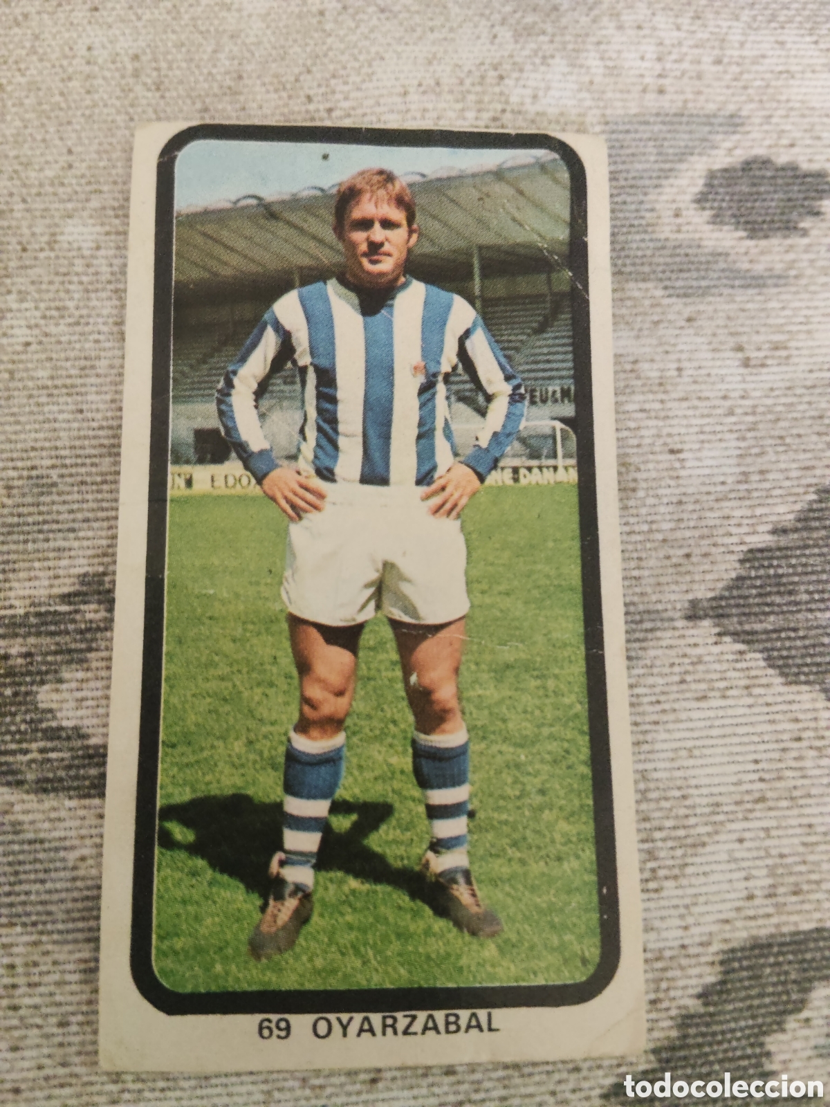 Cromos de F&uacute;tbol: 69 Oyarzabal Real Sociedad liga 1974 1975 74 75 Ruiz Romero