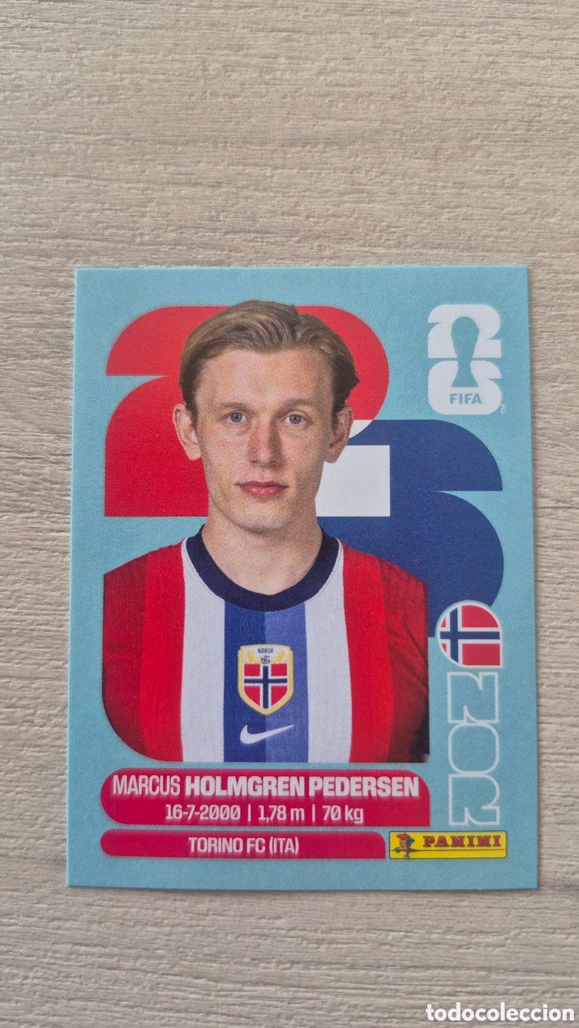 Cromos de F&uacute;tbol: NOR6 Holmgren Pedersen FIFA World Cup 2026