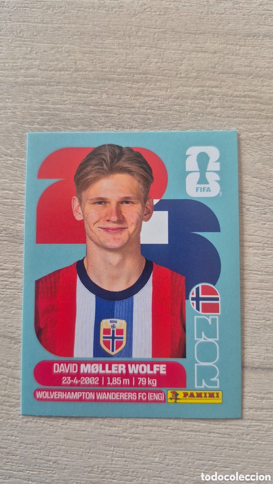 Cromos de F&uacute;tbol: NOR7 M&oslash;ller Wolfe FIFA World Cup 2026