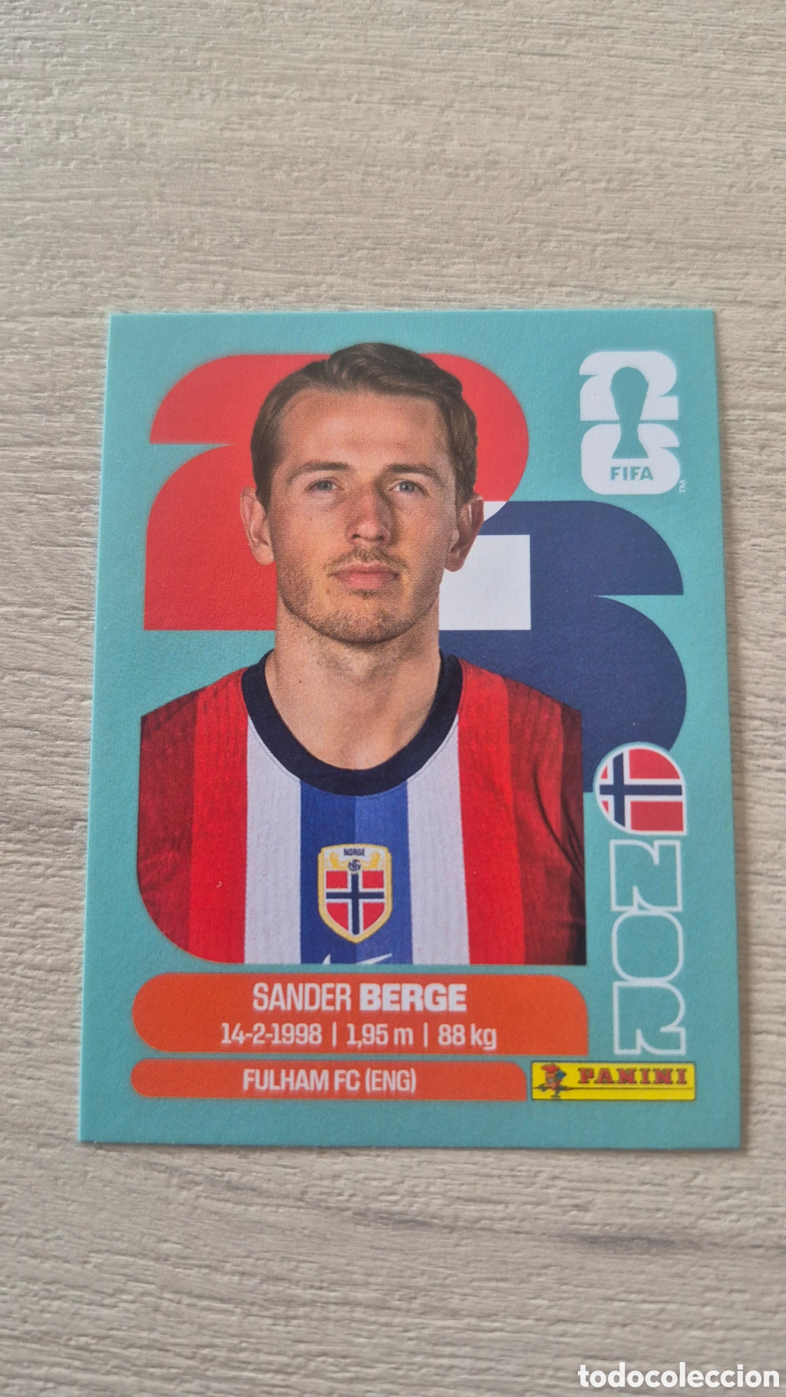 Cromos de F&uacute;tbol: NOR11 Berge FIFA World Cup 2026