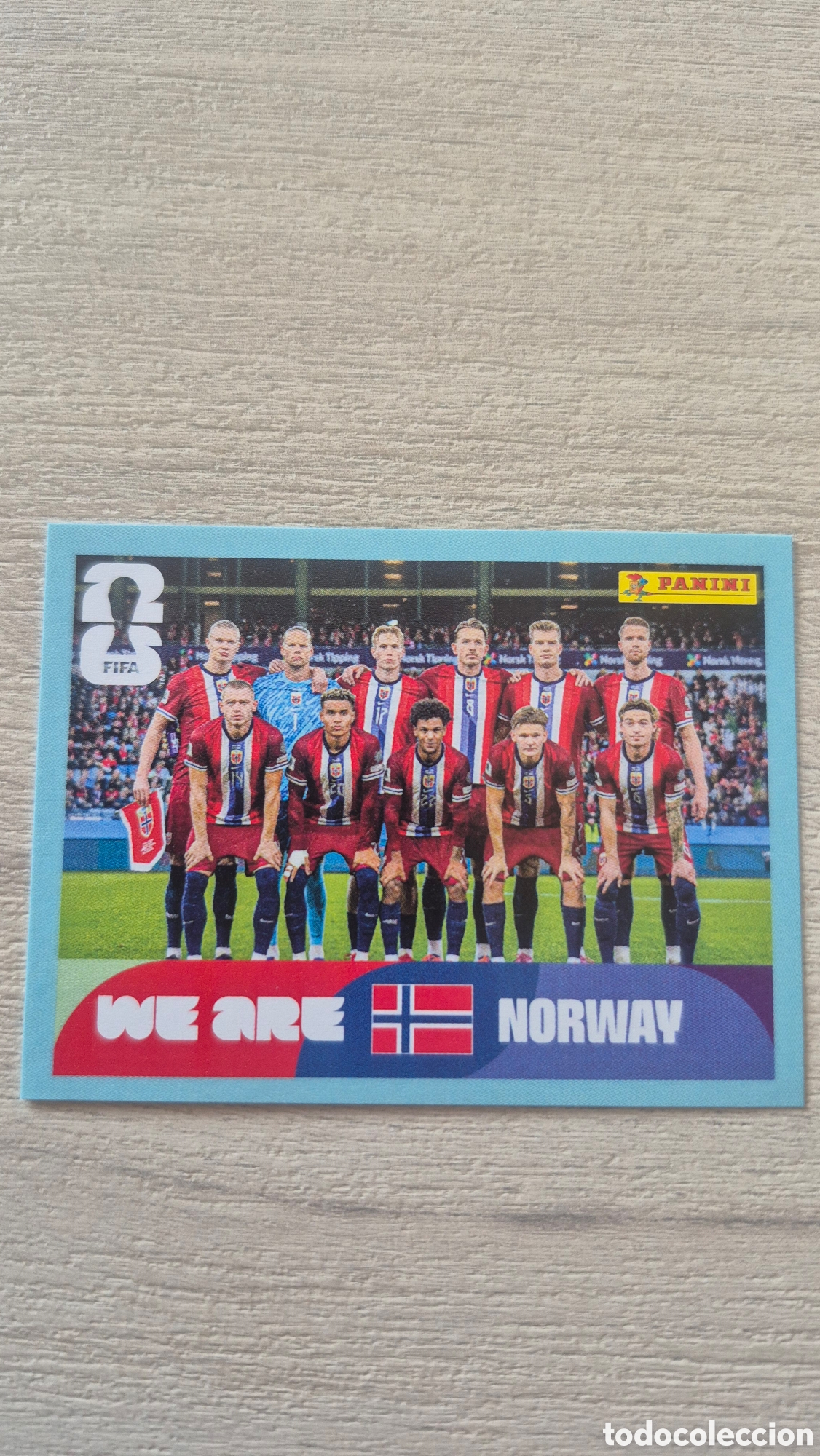 Cromos de F&uacute;tbol: NOR13 Plantilla Noruega FIFA World Cup 2026