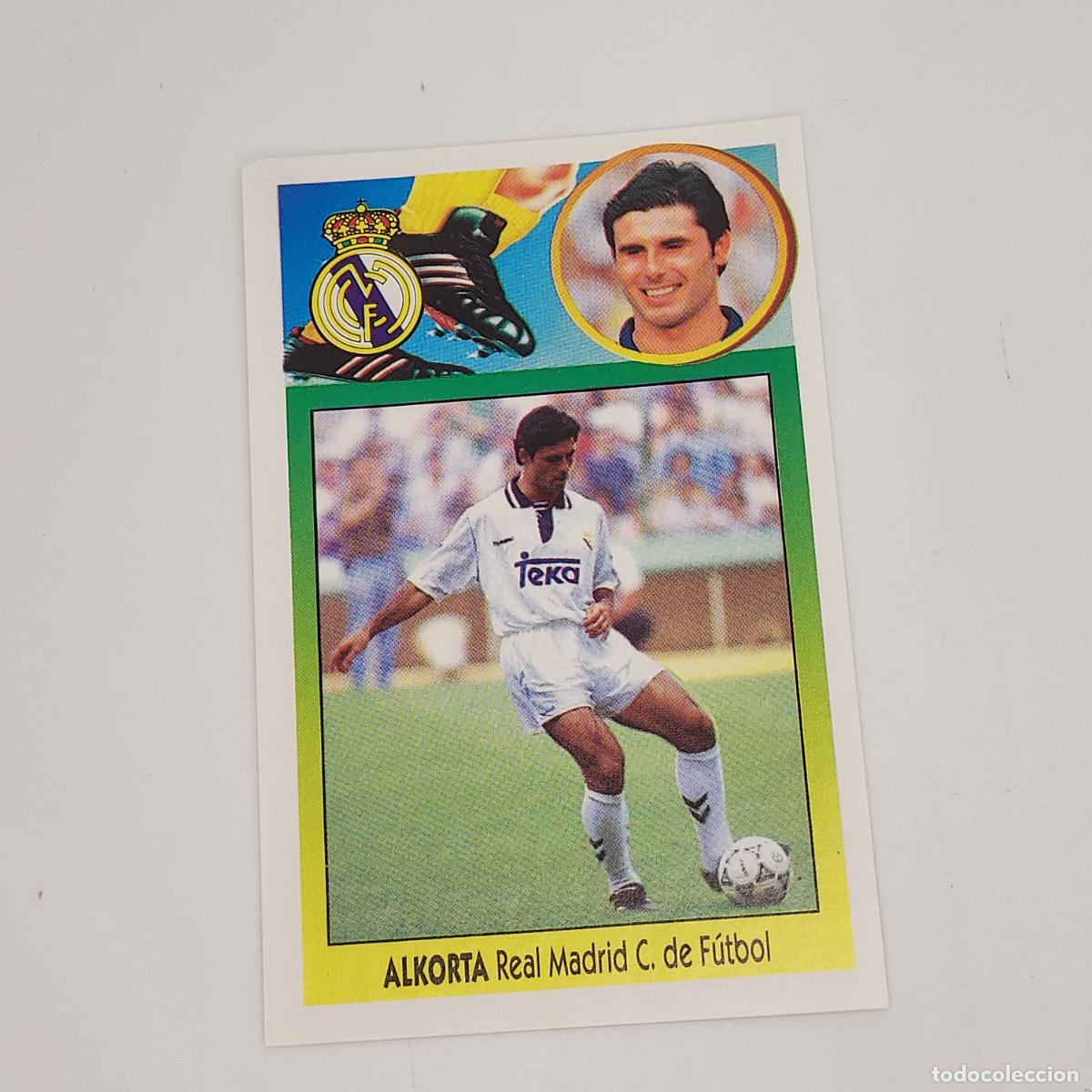 Cromos de F&uacute;tbol: CROMO ALKORTA REAL MADRID 1993 1994 93 94 EDICIONES ESTE ADHESIVO SIN PEGAR