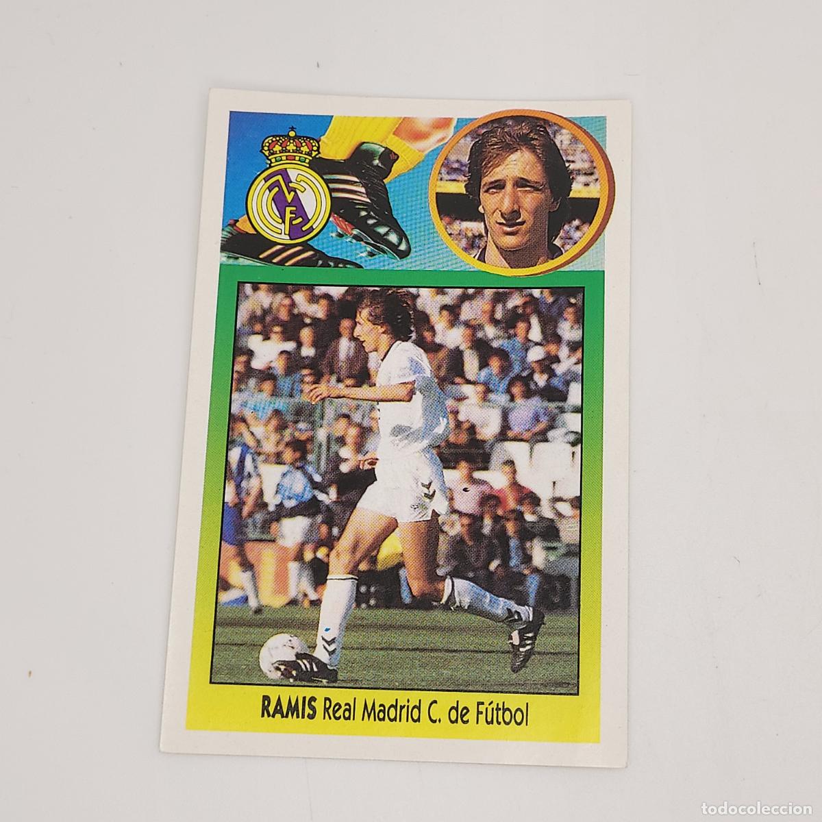 Cromos de F&uacute;tbol: CROMO RAMIS REAL MADRID 1993 1994 93 94 EDICIONES ESTE ADHESIVO SIN PEGAR