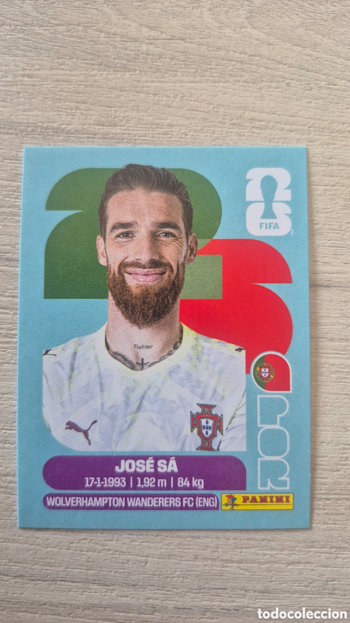 Cromos de F&uacute;tbol: POR3 Jos&eacute; S&aacute; FIFA World Cup 2026