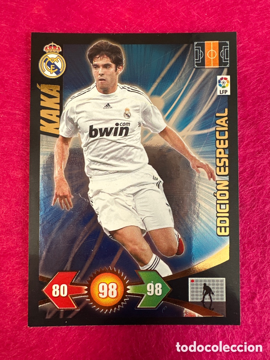 Cromos de F&uacute;tbol: KAK&Aacute; (R. MADRID) EDICI&Oacute;N ESPECIAL ADRENALYN LIGA 2009-2010 09 10 PANINI TRADING CARD