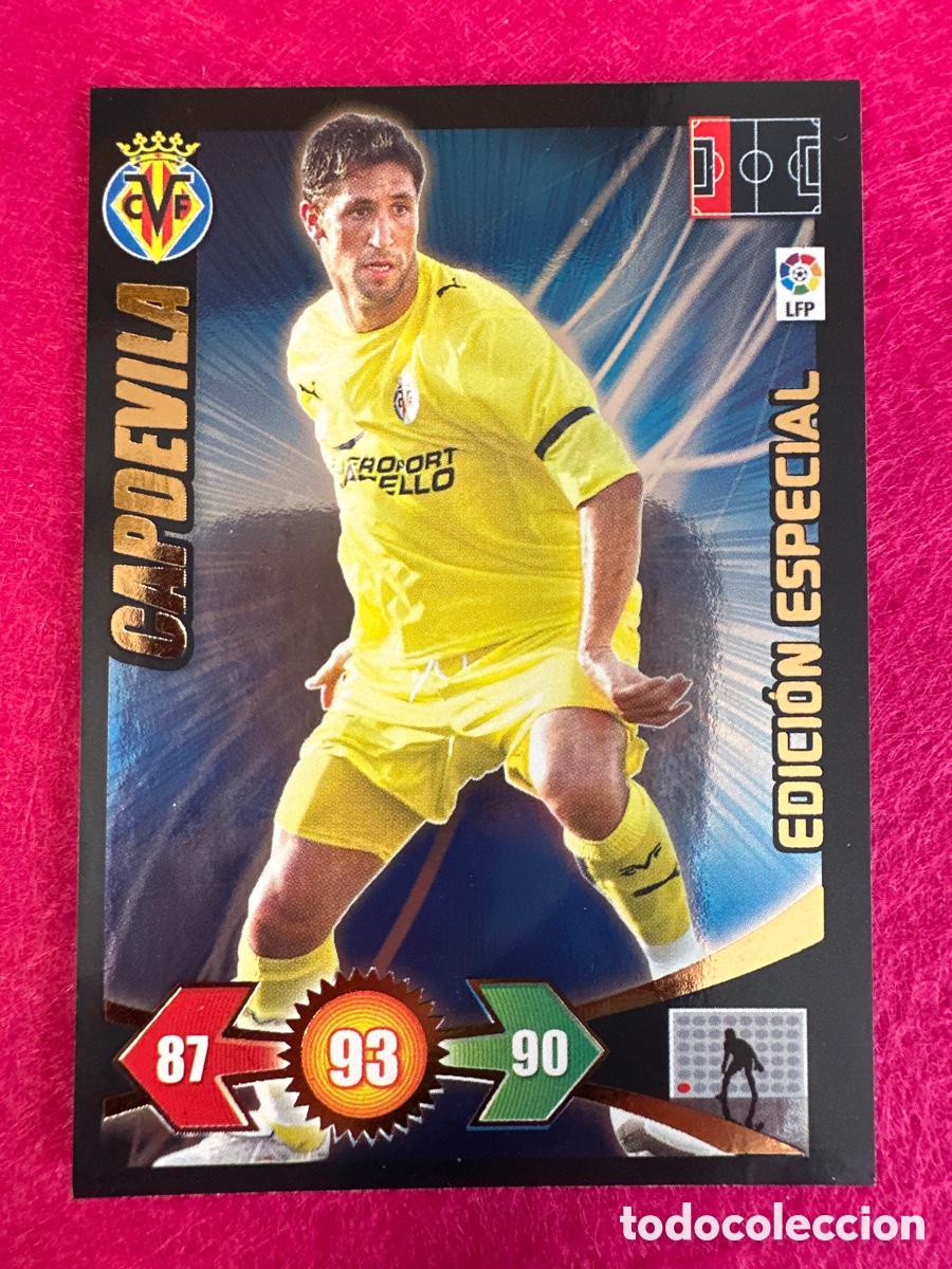 Cromos de F&uacute;tbol: CAPDEVILA (VILLARREAL) EDICI&Oacute;N ESPECIAL ADRENALYN LIGA 2009-2010 09 10 PANINI TRADING CARD