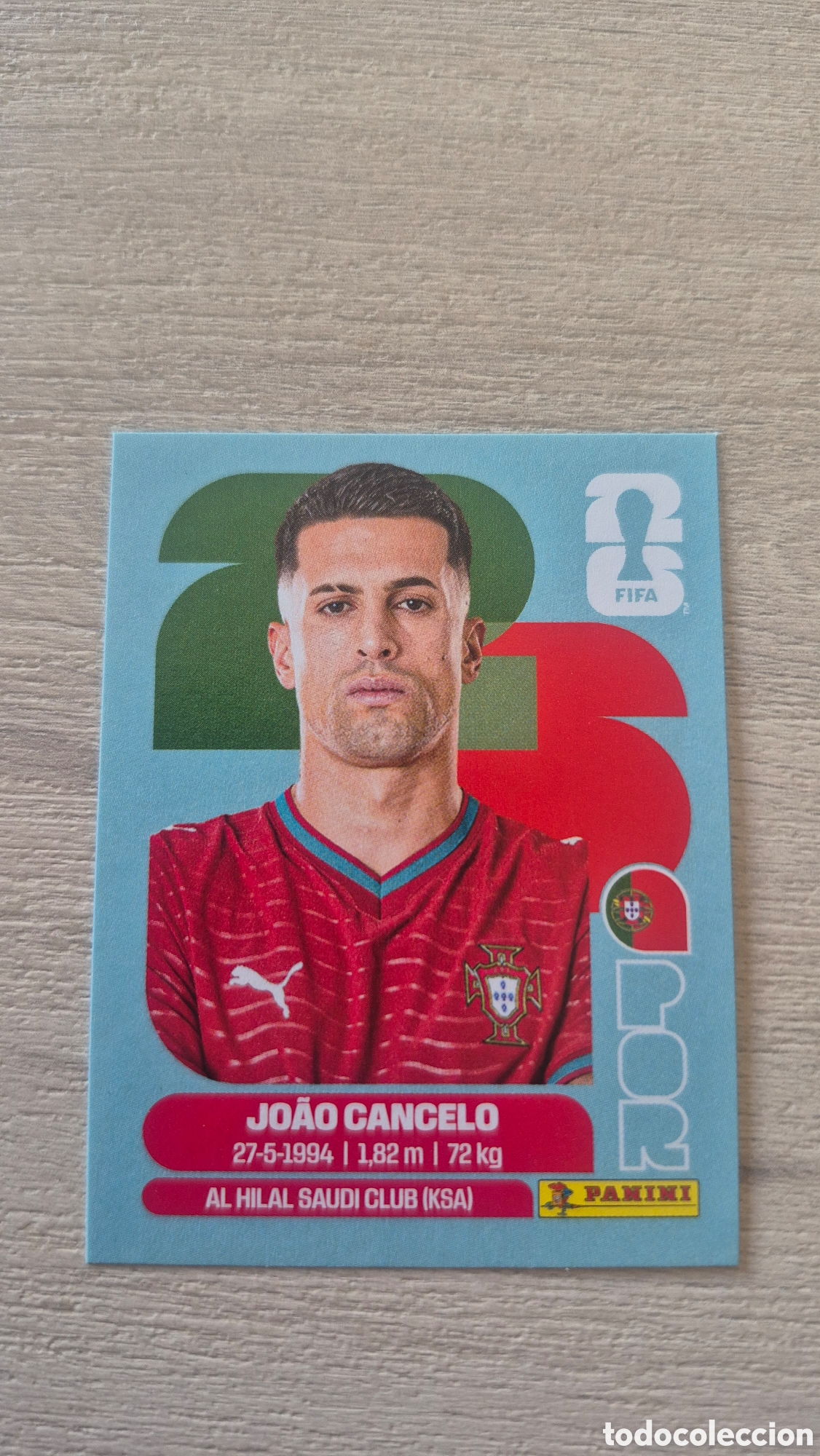 Cromos de F&uacute;tbol: POR5 Jo&atilde;o Cancelo FIFA World Cup 2026