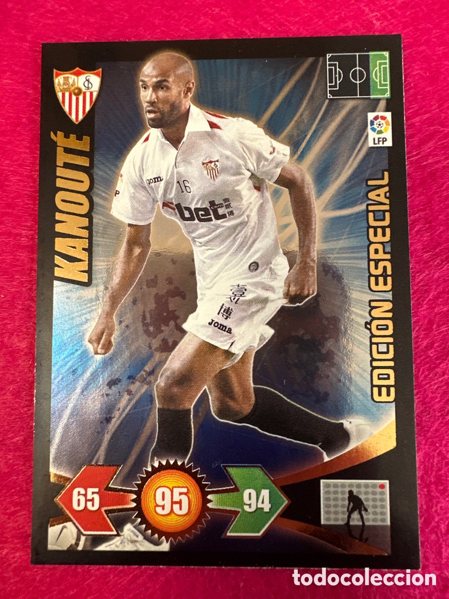 Cromos de F&uacute;tbol: KANOUT&Eacute; (SEVILLA) EDICI&Oacute;N ESPECIAL LIMITADA ADRENALYN LIGA 2009-2010 09 10 PANINI TRADING CARD
