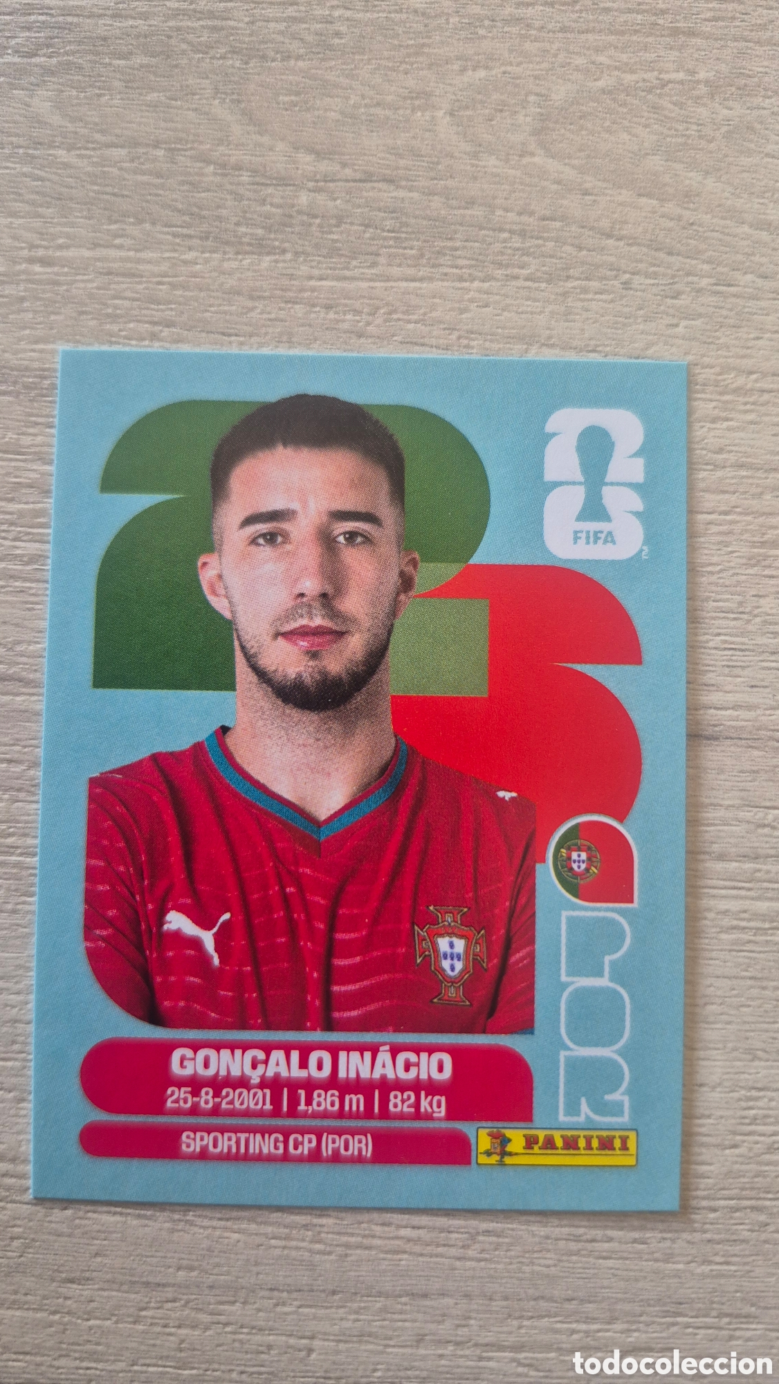 Cromos de F&uacute;tbol: POR8 Gon&ccedil;alo In&aacute;cio FIFA World Cup 2026