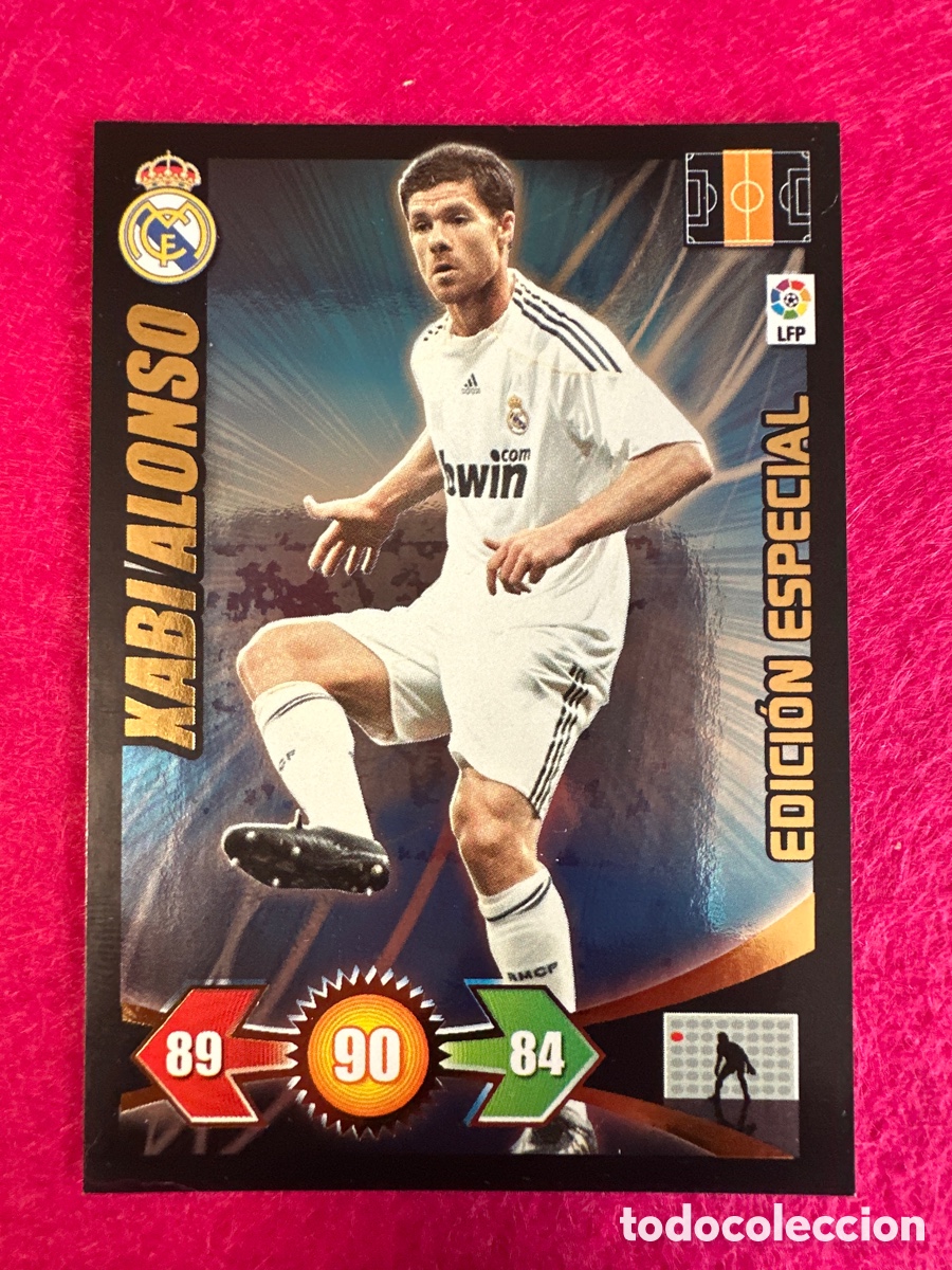 Cromos de F&uacute;tbol: XABI ALONSO (R.MADRID) EDICI&Oacute;N ESPECIAL LIMITADA ADRENALYN LIGA 2009-2010 09 10 PANINITRADING CARD