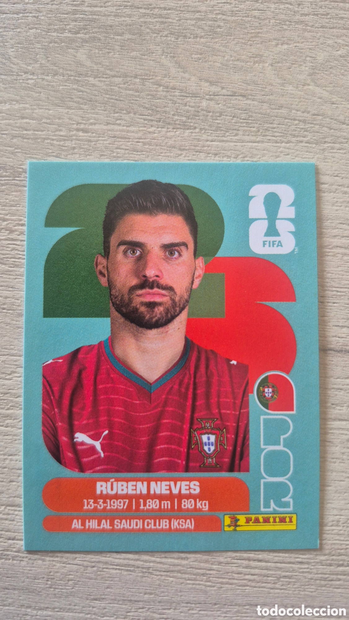 Cromos de F&uacute;tbol: POR12 Rub&eacute;n Neves FIFA World Cup 2026
