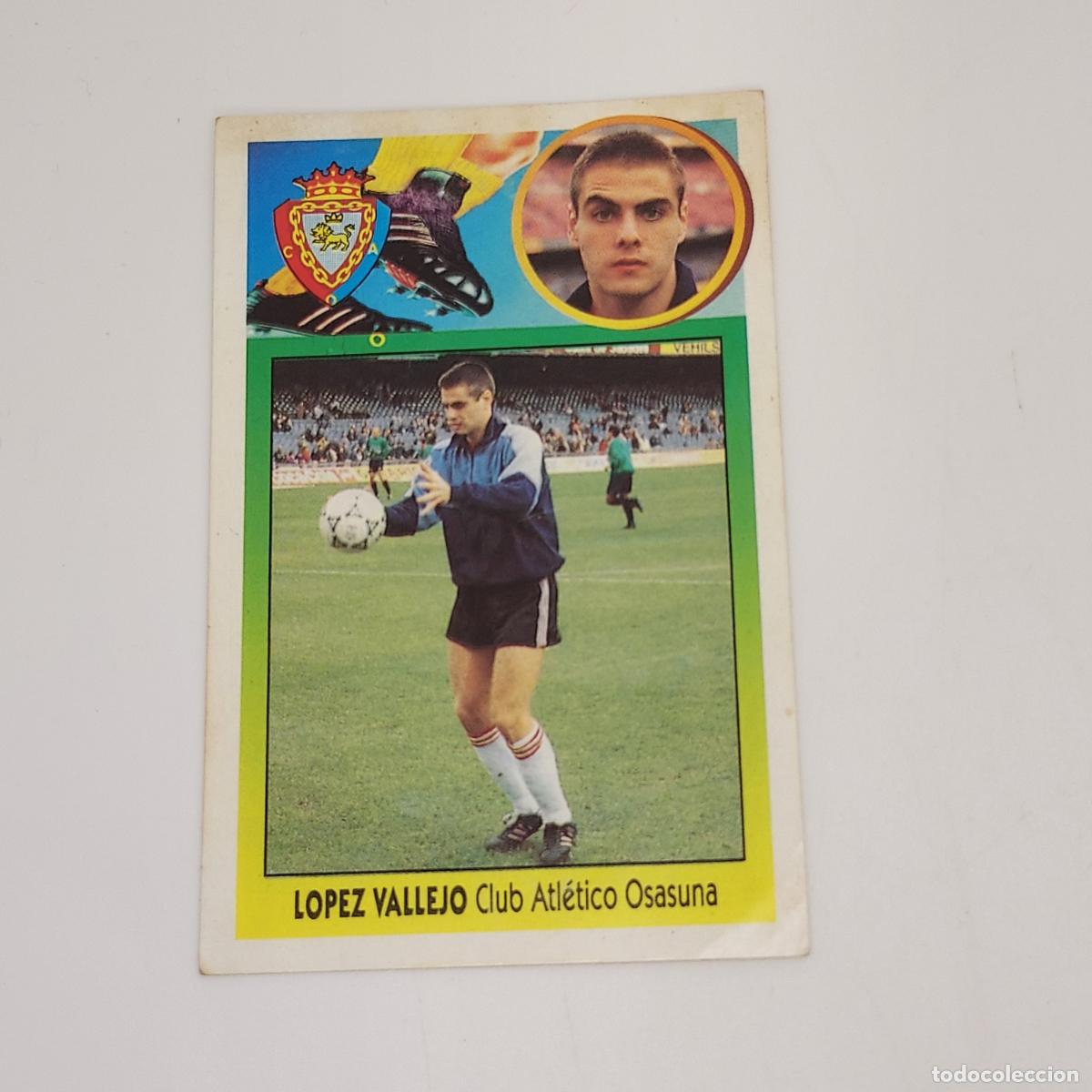 Cromos de Futebol: CROMO LOPEZ VALLEJO 1993 1994 93 94 EDICIONES ESTE ADHESIVO SIN PEGAR