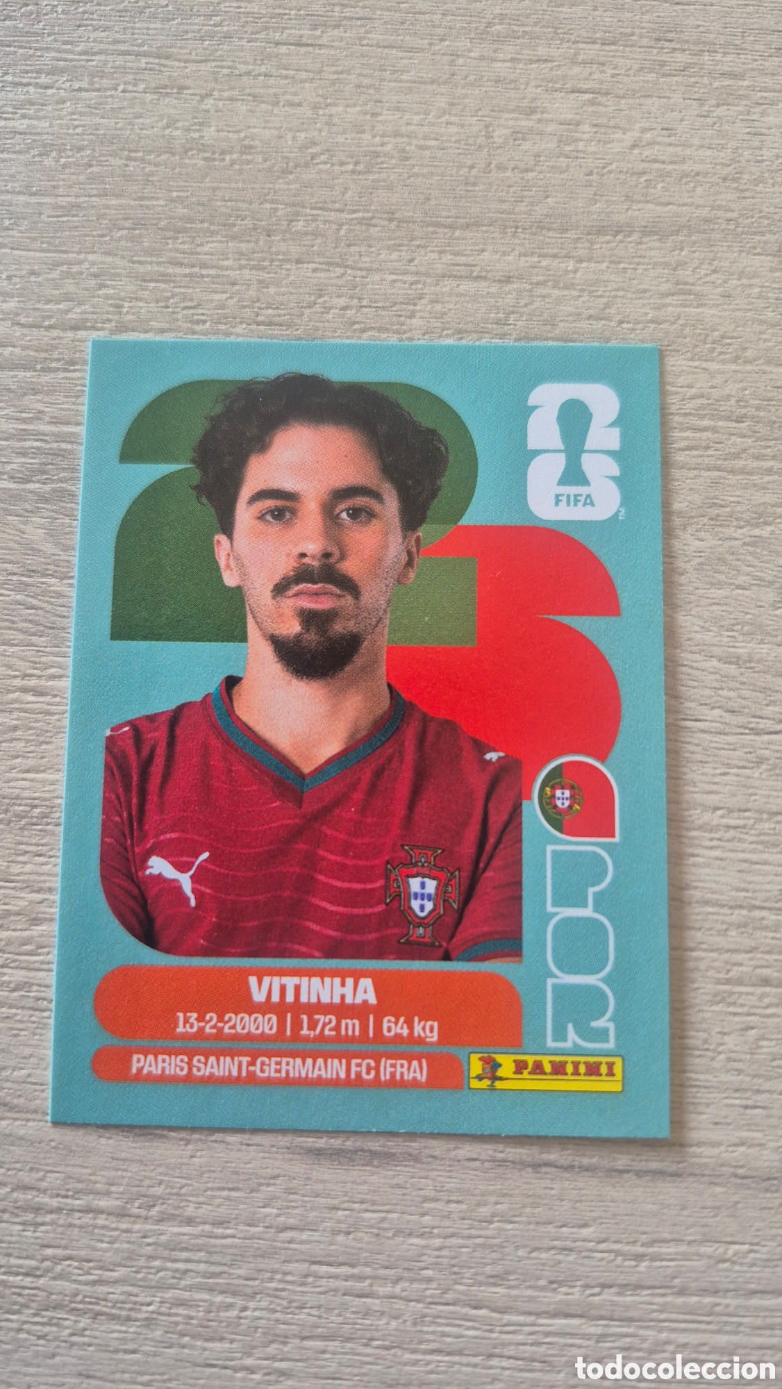 Cromos de F&uacute;tbol: POR12 Vitinha FIFA World Cup 2026