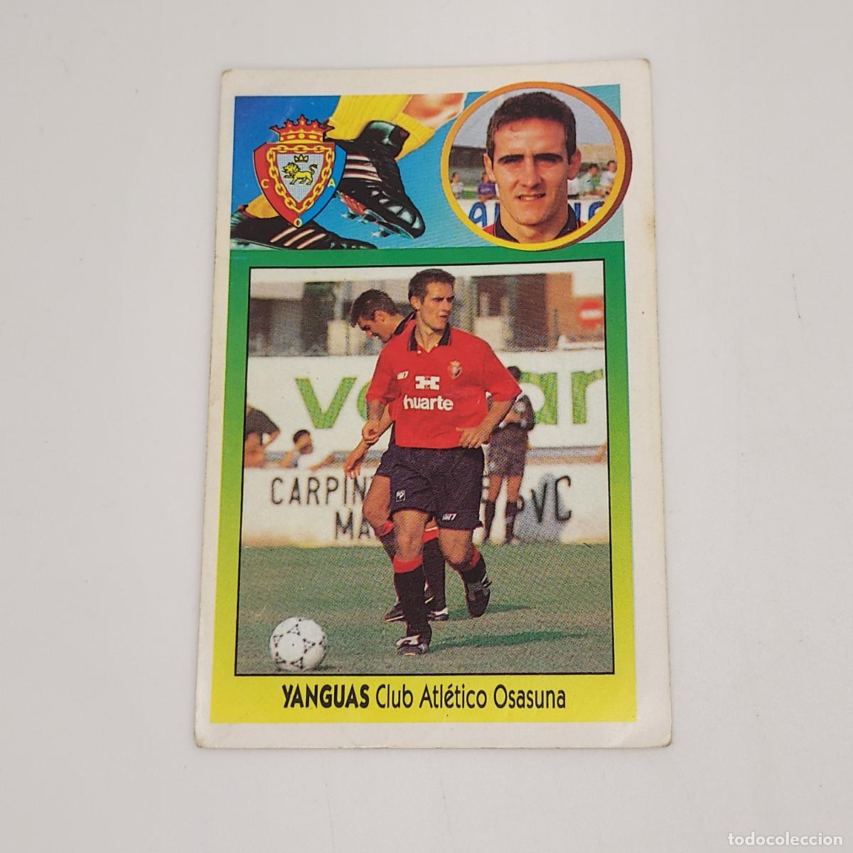 Cromos de Futebol: CROMO YANGUAS 1993 1994 93 94 EDICIONES ESTE ADHESIVO SIN PEGAR