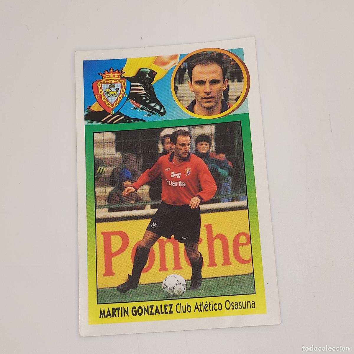 Cromos de Futebol: CROMO MARTIN GONZALEZ 1993 1994 93 94 EDICIONES ESTE ADHESIVO SIN PEGAR