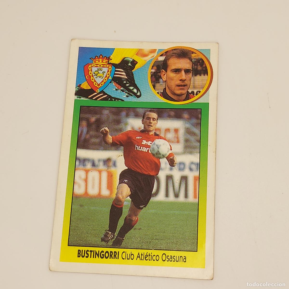 Cromos de Futebol: CROMO BUSTINGORRI 1993 1994 93 94 EDICIONES ESTE ADHESIVO SIN PEGAR