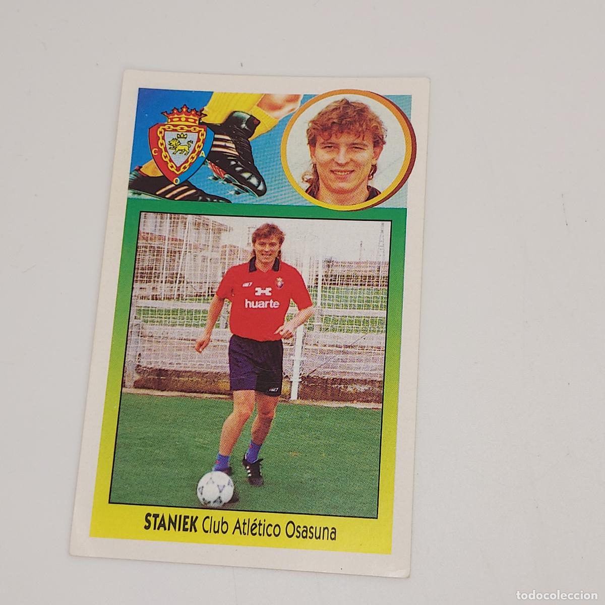 Cromos de Futebol: CROMO STANIEK 1993 1994 93 94 EDICIONES ESTE ADHESIVO SIN PEGAR