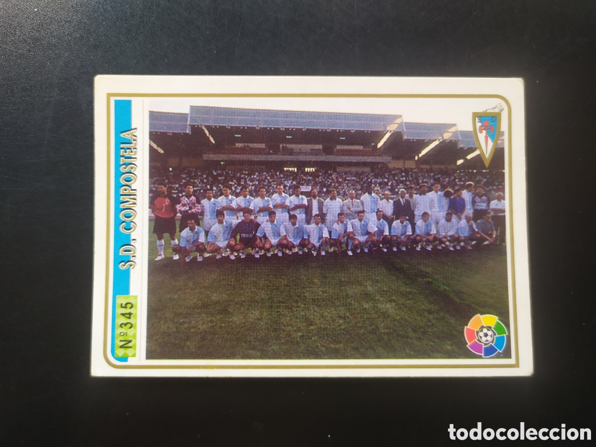 Cromos de F&uacute;tbol: Mundicromo fichas Liga 1994 1995 94 95 plantilla n&deg; 345 Compostela