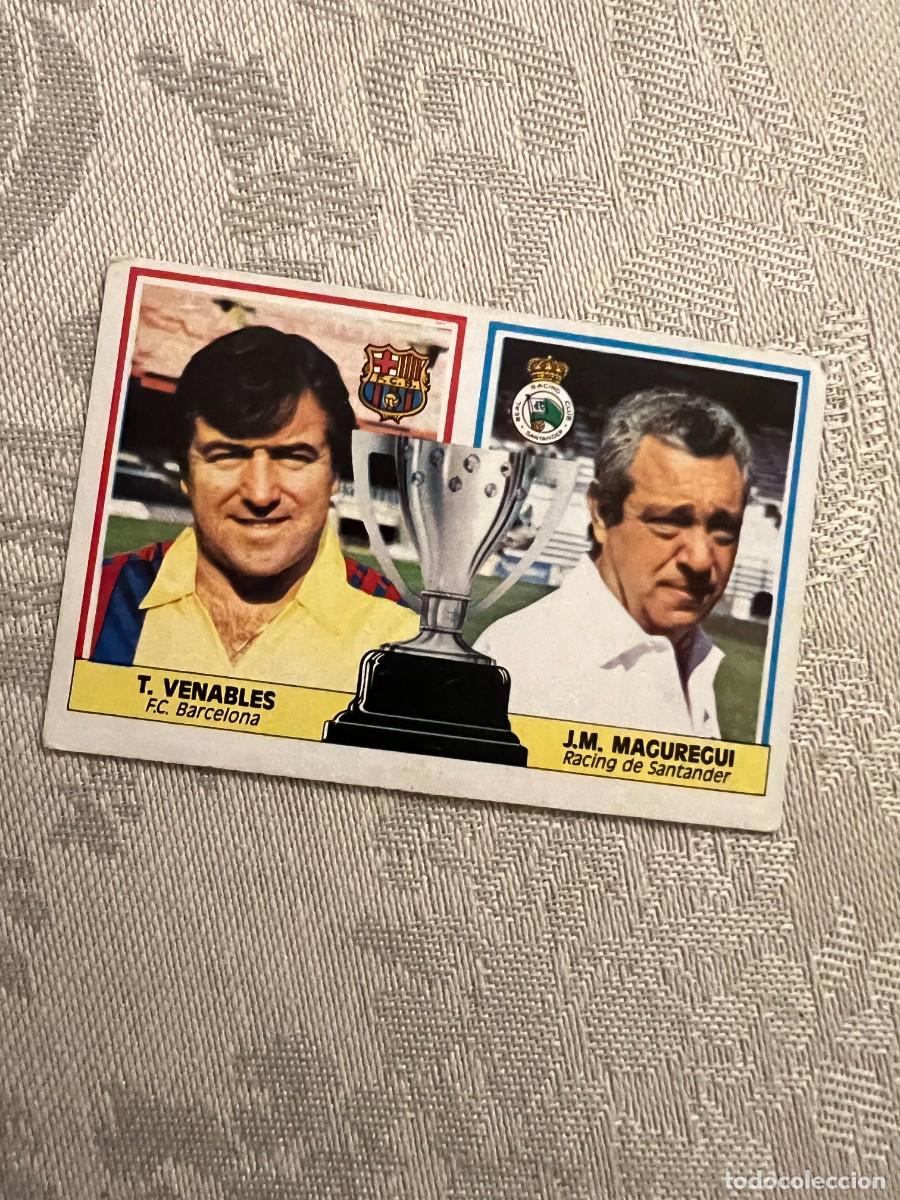 Fu&szlig;ball-Sticker: VENABLES BARCELONA MAGUREGUI RACING SANTANDER SIN PEGAR EDICIONES ESTE 1986 1987