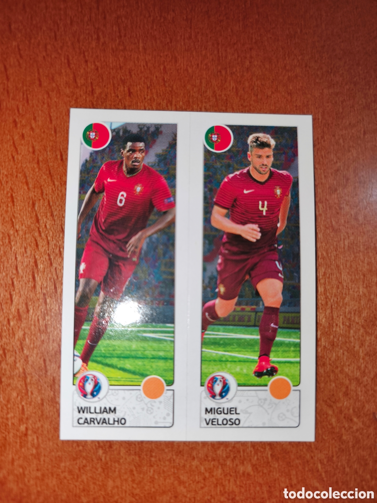 Fu&szlig;ball-Sticker: William Carvalho/Miguel Veloso n&deg;601 UEFA Euro 2016 Portugal