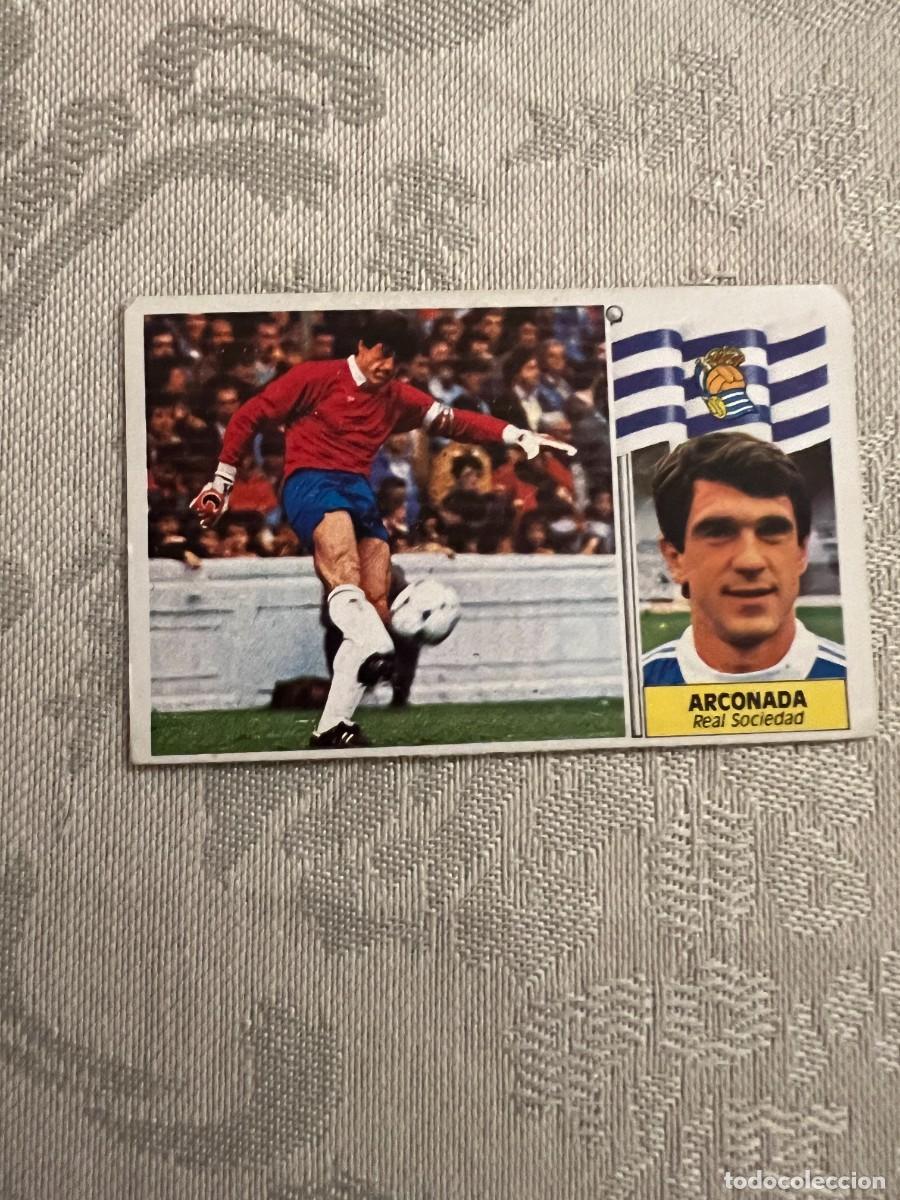 Fu&szlig;ball-Sticker: ARCONADA REAL SOCIEDAD SIN PEGAR EDICIONES ESTE 1986 1987