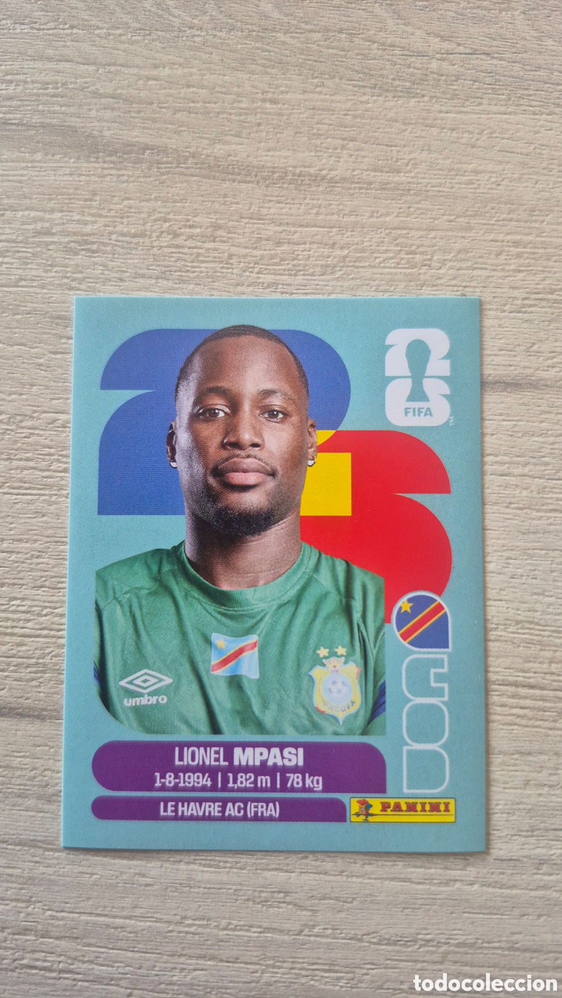 Fu&szlig;ball-Sticker: COD2 Mpasi FIFA World Cup 2026