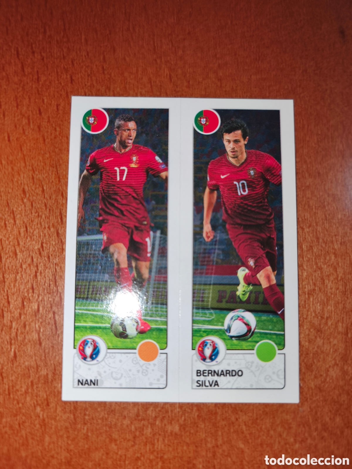 Fu&szlig;ball-Sticker: Nani/Bernardo Silva n&deg;602 UEFA Euro 2016 Portugal